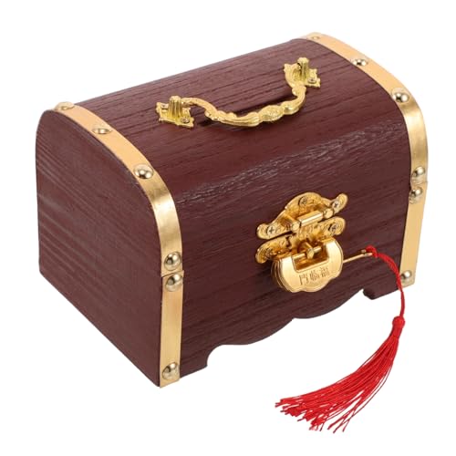 UTHCLO Retro Aufbewahrungsbox Schmuck Tragbarer Organisationskoffer Uhren Aufbewahrungsbehälter Uhren Aufbewahrungskoffer Mini Piraten Aufbewahrungsboxen von UTHCLO
