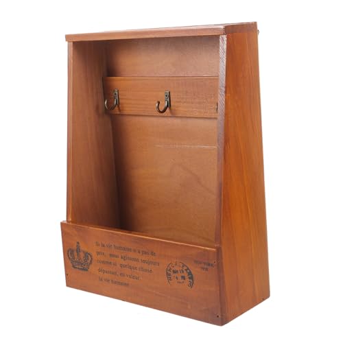UTHCLO Retro Wanddeko Holz Aufbewahrungsbox Schlüsselhalter Multifunktional Robust Stilvolles Design Für Flur Küche Wohnzimmer UTHCLO Retro Wanddeko Holz Aufbewahrungsbox Schlüsselhalter Multifunktional Robust Stilvolles Design Für Flur Küche Wohnzimmer von UTHCLO
