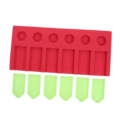 UTHCLO Rhinestone Holder mit Fächern Rotes Weiches Schaumstoff Organizer Tablett für Diamant Malerei DIY Vielseitig Einsetzbar für Runde und Eckige Steine zur Aufbewahrung von Perlen und UTHCLO Rhinestone Holder mit Fächern Rotes Weiches Schaumstoff Organizer Tablett für Diamant Malerei DIY Vielseitig Einsetzbar für Runde und Eckige Steine zur Aufbewahrung von Perlen und von UTHCLO