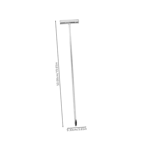 UTHCLO Rost Schachtdeckelheber T Förmiger Dicker Hebehaken aus Robustem Eisen für Einfaches Anheben von Kanaldeckeln und Rolltoren Komfortabler Griff Langlebiges Hebewerkzeug UTHCLO Rost Schachtdeckelheber T Förmiger Dicker Hebehaken aus Robustem Eisen für Einfaches Anheben von Kanaldeckeln und Rolltoren Komfortabler Griff Langlebiges Hebewerkzeug von UTHCLO