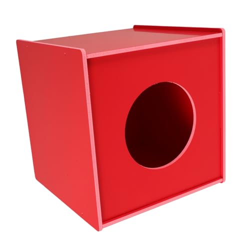 UTHCLO Rote Losbox für Party und Meeting Große Kapazität Raffle Ticket Aufbewahrungsbox für Hochzeit Firmenfeier und Spiele Interaktives Veranstaltungszubehör von UTHCLO