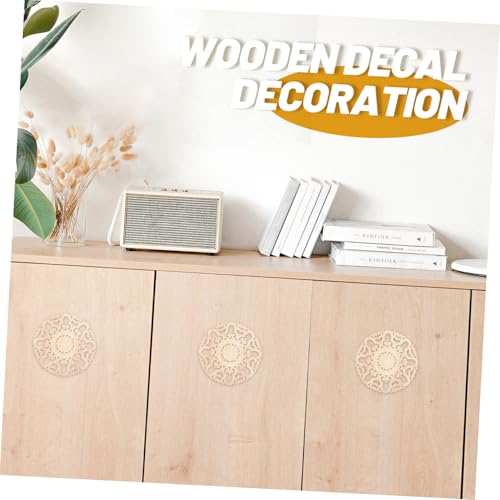 UTHCLO Runde Holzapplikationen Möbel Holzschnitzerei Unlackiert Carved Holzornamente für Schrank Türen Betten Wohnkultur Vintage Dekoration UTHCLO Runde Holzapplikationen Möbel Holzschnitzerei Unlackiert Carved Holzornamente für Schrank Türen Betten Wohnkultur Vintage Dekoration von UTHCLO