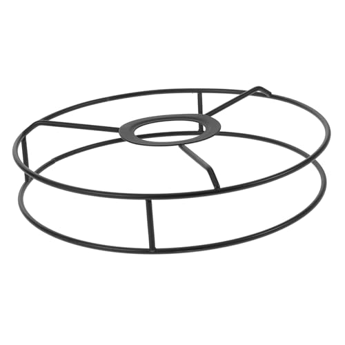 UTHCLO Runder DIY Lampenschirm Rahmen Tischlampen Schirmrahmen mit Minimalistischem Design Vielseitig Einsetzbar für Hängeleuchten Stehlampen Langlebiger Lampenschirm Halter für Kreative von UTHCLO