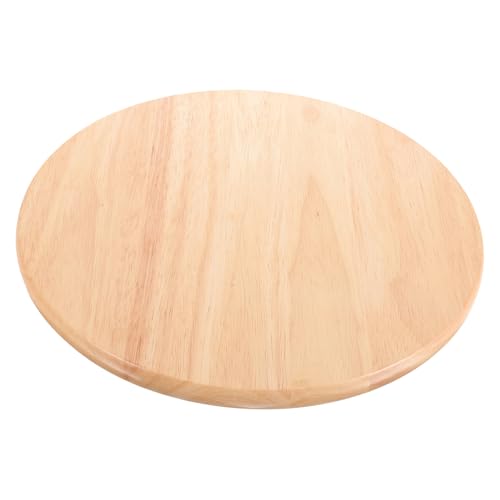 UTHCLO Runder Holz Hocker Sitz Ersatzteil aus Massivem Holz Robuste Barhocker Reparatur Sitzfläche Langlebiger Runder Stuhl Sitz Kratzfest und Verformungsfrei Passend für Barhocker und von UTHCLO