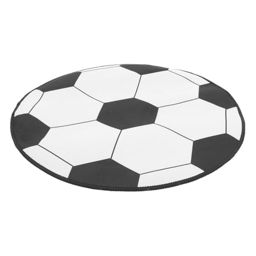 UTHCLO Runder Kinderteppich Fußball Weicher Polyesterfaser Teppich mit Rutschfester Unterseite Pflegeleicht und Waschbar für Kinderzimmer Spielzimmer und Babyzimmer UTHCLO Runder Kinderteppich Fußball Weicher Polyesterfaser Teppich mit Rutschfester Unterseite Pflegeleicht und Waschbar für Kinderzimmer Spielzimmer und Babyzimmer von UTHCLO