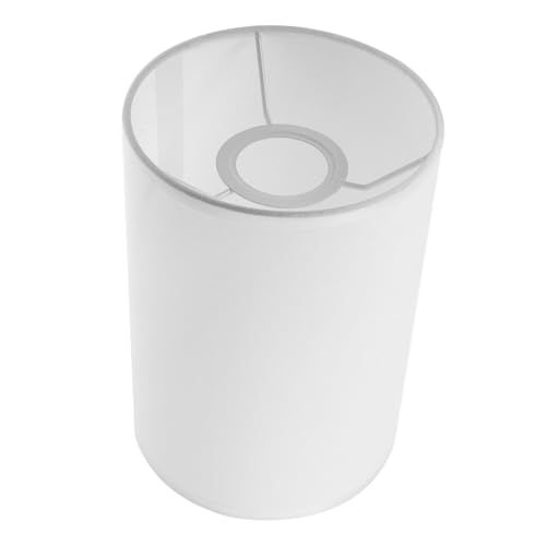 UTHCLO Runder Lampenschirm aus Leinen Dekorativer Lampenüberzug für Tisch und Stehlampen Leichtes Design Einfach zu Montieren Ersatz für Wohnzimmer und Schlafzimmer Fassung Geeignet von UTHCLO