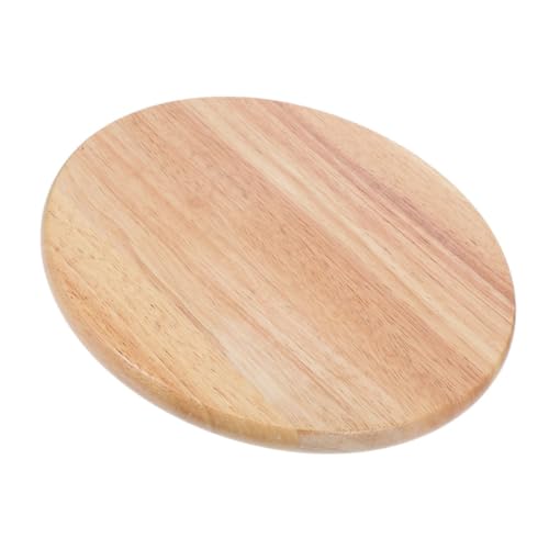 UTHCLO Runder Massivholz Hocker Sitzfläche Ersatz Holz Barhocker Sitz Poliert Komfortabel Für Zuhause Restaurant Kantine von UTHCLO