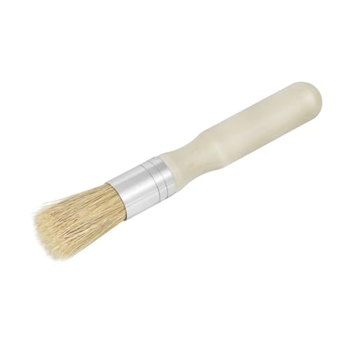 UTHCLO Runder Stupfpinsel mit Holzgriff Kleine Borsten Robustes Malwerkzeug für Öl und Acrylfarben Leicht Vielseitig für Malerei DIY Kunsthandwerk und Erwachsene Geeignet von UTHCLO