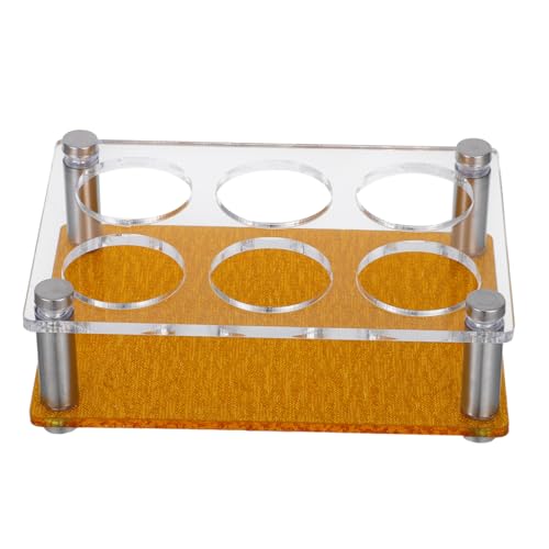 UTHCLO Schnapsglashalter Fach mit Stabilem Design für Gläser Eleganter Bar und Ktv Organizer Platzsparendes Tablett für Partys Clubs und Zuhause von UTHCLO
