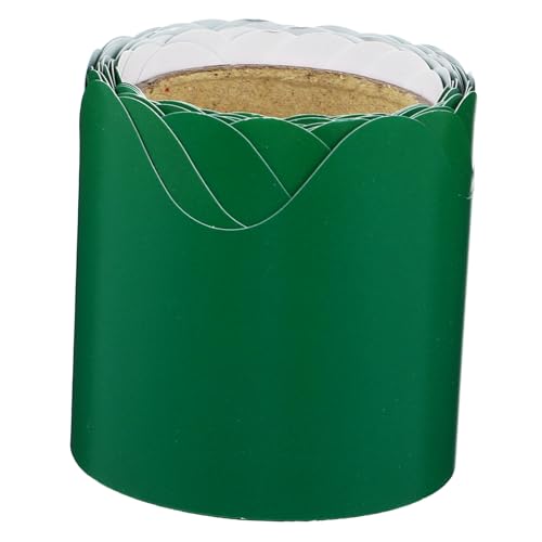 UTHCLO Schwarze Tafel Bordüre Grün Klassenzimmer Dekoration Praktische Sichere Pinnwand Bordüre Einfach Zuschneidbar für Schule Kindergarten Party von UTHCLO