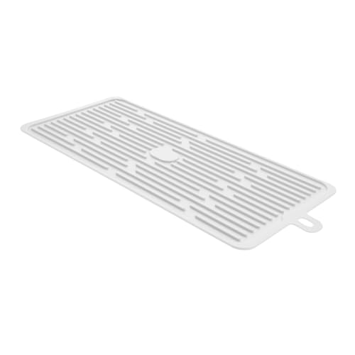 UTHCLO Silikon Abtropfmatte Rutschfest Hitzebeständig Vielseitig Verwendbar Küchen Badablage Geschirr Trockenmatte für Spülbecken und Arbeitsplatte von UTHCLO