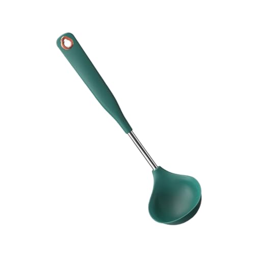 UTHCLO Silikon Suppenkelle mit Langem Edelstahlgriff Hitzebeständig Antihaftbeschichtet Rutschfest Küchenlöffel zum Servieren von Suppe und Soße Spülmaschinengeeignet Modernes Design UTHCLO Silikon Suppenkelle mit Langem Edelstahlgriff Hitzebeständig Antihaftbeschichtet Rutschfest Küchenlöffel zum Servieren von Suppe und Soße Spülmaschinengeeignet Modernes Design von UTHCLO