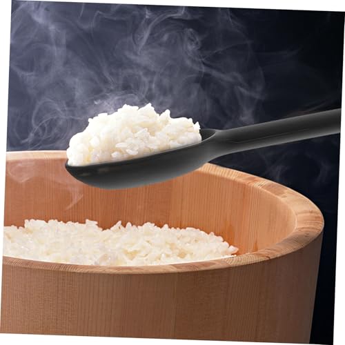 UTHCLO Silikon Suppenlöffel mit Glatten Kanten Leichter Praktischer Rührlöffel und Suppenkelle für Restaurant Catering und Haushalt Hitzebeständig Platzsparend Vielseitig Einsetzbar von UTHCLO