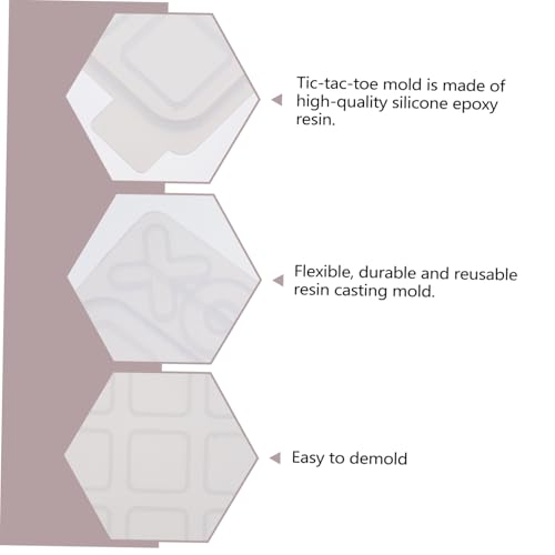 UTHCLO Silikonform für DIY Epoxidharz Gießen Kleine Silikon Gießform für Familien Toe Board Spiele Wiederverwendbar Glatte Oberfläche Leicht zu Entformen Geeignet für Bastelprojekte und UTHCLO Silikonform für DIY Epoxidharz Gießen Kleine Silikon Gießform für Familien Toe Board Spiele Wiederverwendbar Glatte Oberfläche Leicht zu Entformen Geeignet für Bastelprojekte und von UTHCLO