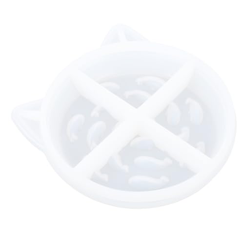 UTHCLO Silikonform für DIY Kristall Epoxidharz Haustiernapf Cartoon Design Flexible Gießform für Handgemachte Futter und Trinknäpfe Originelles Bastelzubehör für Individuelle von UTHCLO