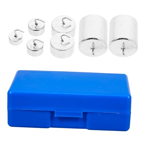 UTHCLO Slotted Mass Weight mit Haken Physik Lehrmittel Robustes Metall für Labor und Unterricht Vielseitige Gewichte für Experimentieren und Wissenschaftliche Studien UTHCLO Slotted Mass Weight mit Haken Physik Lehrmittel Robustes Metall für Labor und Unterricht Vielseitige Gewichte für Experimentieren und Wissenschaftliche Studien von UTHCLO