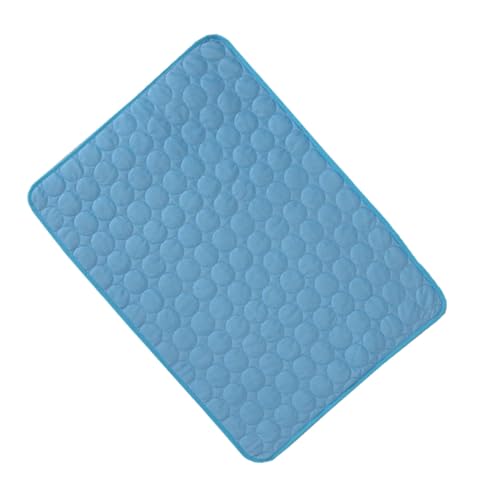 UTHCLO Sommerliche Kühlmatte für Haustiere Atmungsaktive Glatte Hundematte in Blau S Waschbar Faltbar für Hunde und Katzen Geeignet für Sofa Hundebett Transportbox und Reisen von UTHCLO