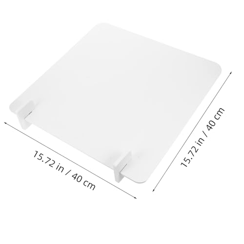 UTHCLO Spritzschutz Trennwand PVC Schutzplatte Robust Bruchfest für Büro Schule Restaurant Raumteiler Innenbereich Schutz Schreibtischplatte Spritzdichte Isolationsplatte von UTHCLO