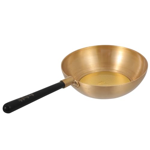 UTHCLO Teesieb aus Kupfer und Kunststoff Feines Netz Hitzebeständig Kompakt Langlebig Geeignet für Losen Tee Praktischer Teefilter ohne Rückstände für Teeliebhaber von UTHCLO