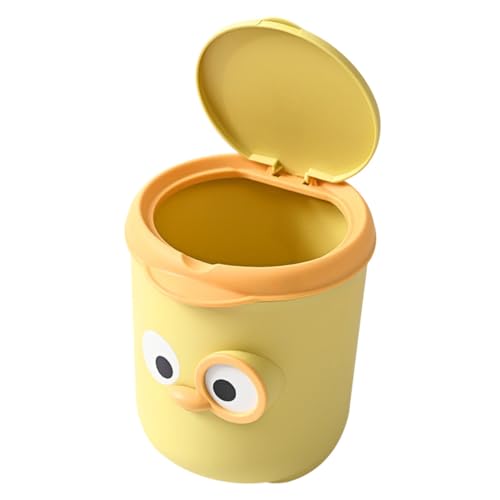 UTHCLO Tischabfalleimer mit Deckel Cartoon design Kompakter Desktop mülleimer mit Großer Kapazität Geruchsneutraler Kleiner Abfalleimer für Büro Zuhause Schule und Restaurant Praktischer UTHCLO Tischabfalleimer mit Deckel Cartoon design Kompakter Desktop mülleimer mit Großer Kapazität Geruchsneutraler Kleiner Abfalleimer für Büro Zuhause Schule und Restaurant Praktischer von UTHCLO