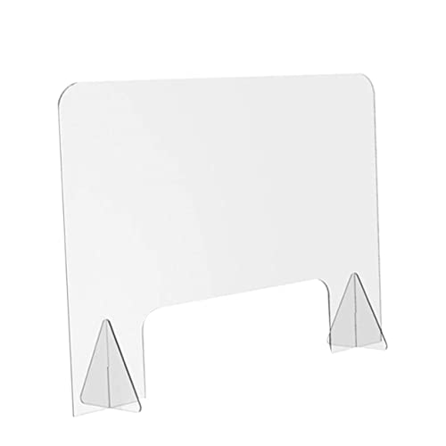 UTHCLO Transparente Acryl Spritz Schutzplatte Schreibtisch Trennwand für Büro und Schule Sprühschutz Isolationsplatte Langlebig und Leicht zu Reinigen UTHCLO Transparente Acryl Spritz Schutzplatte Schreibtisch Trennwand für Büro und Schule Sprühschutz Isolationsplatte Langlebig und Leicht zu Reinigen von UTHCLO