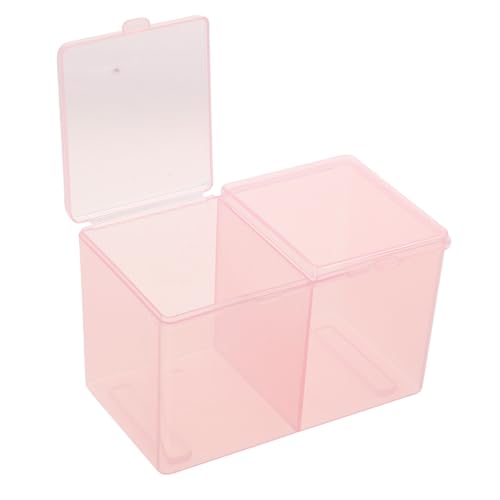 UTHCLO Transparente Nagel Aufbewahrungsbox mit Fächern Kompakt und Leicht Vielseitig für Nagelzubehör und Maniküre Werkzeuge Eleganter Organizer für Zuhause und Salon von UTHCLO