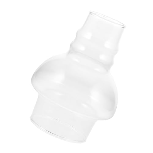 UTHCLO Transparenter Glas Lampenschirm Ersatzglas für Petroleumlampe Klarer Kerosinlampenschirm mit Einfachem Einbau Minimalistisches Design Dekorativ für Esszimmer Wohnzimmer von UTHCLO