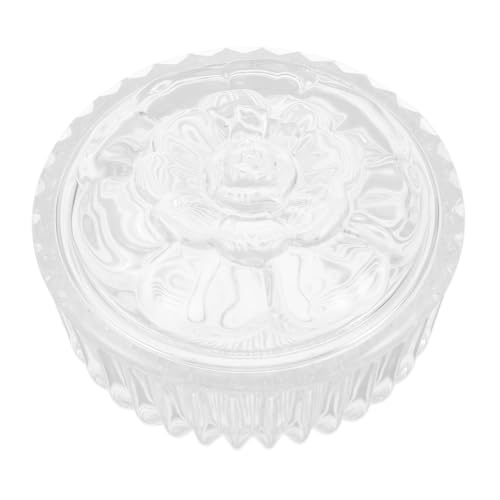 UTHCLO Transparentes Glas-aufbewahrungsglas mit Luftdichtem Deckel Dekoratives Vielseitiges Vorratsgefäß für Süßigkeiten Kaffee und Tee Stilvoller Aufbewahrungsbehälter für Büro Hochzeit von UTHCLO