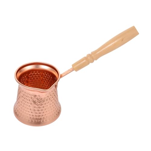 UTHCLO Türkische Kaffeekanne Holzgriff Kupferlegierung Für Täglichen Gebrauch Zu Hause Haushalt Geeignet Zur Kaffeezubereitung UTHCLO Türkische Kaffeekanne Holzgriff Kupferlegierung Für Täglichen Gebrauch Zu Hause Haushalt Geeignet Zur Kaffeezubereitung von UTHCLO