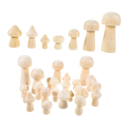 UTHCLO Unbemaltes Mini pilz bastelset aus Holz Kleine Natürliche Pilzfiguren für DIY dekoration Leichte Langlebige Holzdeko für Garten Micro landschaften Originelles Basteln UTHCLO Unbemaltes Mini pilz bastelset aus Holz Kleine Natürliche Pilzfiguren für DIY dekoration Leichte Langlebige Holzdeko für Garten Micro landschaften Originelles Basteln von UTHCLO