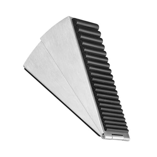 UTHCLO Verstellbarer Türkeil aus Edelstahl Höhe Federbelasteter Türstopper für Boden Wind Stoßschutz Geeignet für Türen Zuhause Büro und Geschäft Rutschfest Robust von UTHCLO