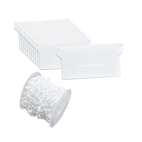 UTHCLO Vertikaljalousie Zubehör mit Weißen Beschwerungsplatten und Kettenverbinder für Lamellenvorhänge Einfach zu Montieren Langlebig Geeignet für Fenster und Türen von UTHCLO