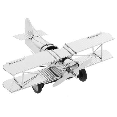 UTHCLO Vintage Flugzeugmodell Metall Dekoration Retro Kampfflugzeug Desktop Ornamente Mittelgroß für Wohnzimmer Büro Schlafzimmer Vintage Stil von UTHCLO