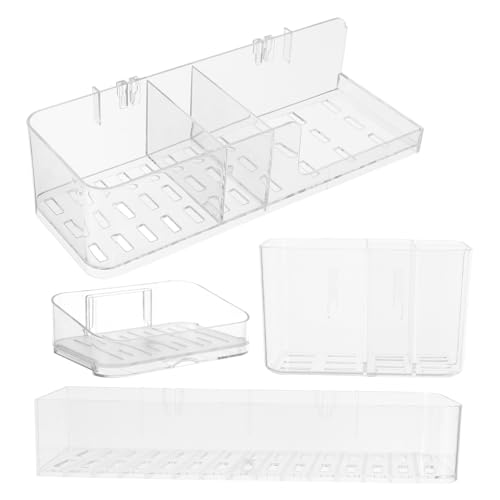 UTHCLO Wandregal für Badezimmer Badregal Selbstklebend No Drill Installation Multifunktional Wandorganizer Kompaktes Aufbewahrungsregal für Toiletten und Waschraum von UTHCLO