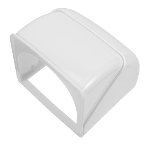 UTHCLO Wasserdichte Steckdosen abdeckung Outdoor Schutzbox Kunststoff Steckdosenabdeckung Robust für Badezimmer Küche Garten und Büro Einfache Montage Weiße Wetterschutzbox von UTHCLO