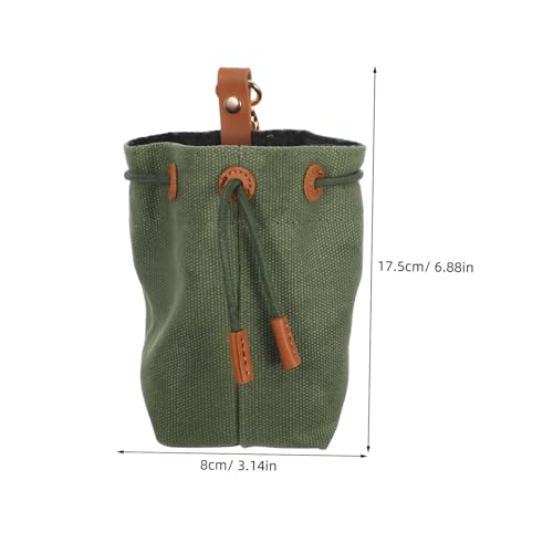 UTHCLO Wasserdichter Leichter Canvas Snackbeutel für Kleine Hunde mit Praktischem Clip Tragbarer Futterbeutel für Training und Outdoor Einsatz in Militärgrün UTHCLO Wasserdichter Leichter Canvas Snackbeutel für Kleine Hunde mit Praktischem Clip Tragbarer Futterbeutel für Training und Outdoor Einsatz in Militärgrün von UTHCLO
