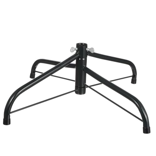 UTHCLO Weihnachtsbaumständer Metall Robust Lackiert Stabiler Christbaumhalter für Künstliche Tannenbäume Einfache Montage Sicherer Stand für Weihnachtsdeko von UTHCLO