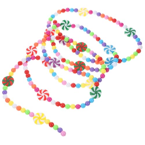 UTHCLO Weihnachtszuckerkette Candy Bead Garland Christbaumschmuck Wiederverwendbar Festliche Deko für Baum Fenster Treppe Party von UTHCLO