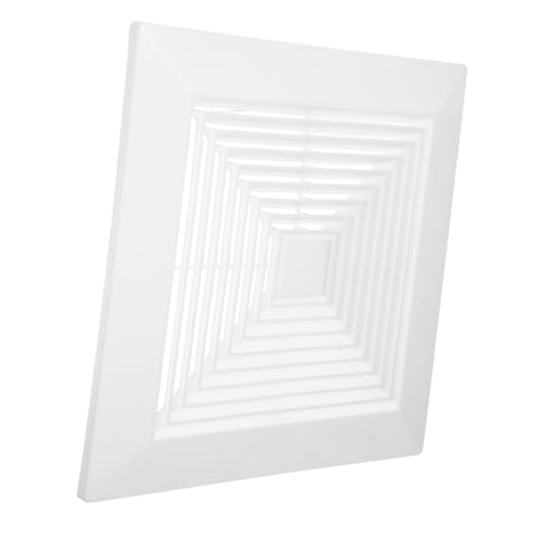 UTHCLO Weißes Quadratisches Badezimmer Abluftventil Abdeckung mit Federmechanismus Einfache Montage Langlebig Kompatibel für Deckenventilatoren und Luftumlenkung für Innenräume UTHCLO Weißes Quadratisches Badezimmer Abluftventil Abdeckung mit Federmechanismus Einfache Montage Langlebig Kompatibel für Deckenventilatoren und Luftumlenkung für Innenräume von UTHCLO