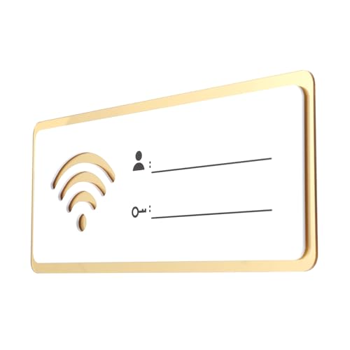 UTHCLO Wiederbeschreibbares Acryl Wifi Passwort Schild Tafel Beschriften für Geschäft und Gäste Wlan Passwort Anzeige Praktisch Langlebig UTHCLO Wiederbeschreibbares Acryl Wifi Passwort Schild Tafel Beschriften für Geschäft und Gäste Wlan Passwort Anzeige Praktisch Langlebig von UTHCLO