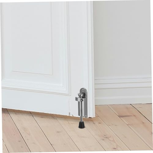 UTHCLO Zinklegierung Mechanischer Bodentürstopper ohne Bohren Robuste Türfeststeller mit Feder Kick Down Funktion für Büro und Zuhause Langlebiger Türhalter von UTHCLO