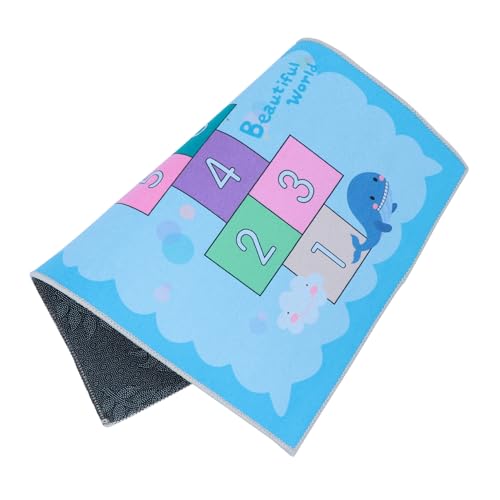 UTHCLO rutschfeste Spielteppich Bodenmatte mit Buntem Hopscotch Design Weicher Langlebiger Bodenteppich für Jungen und Mädchen für Kinderzimmer Wohnzimmer und Spielbereiche von UTHCLO