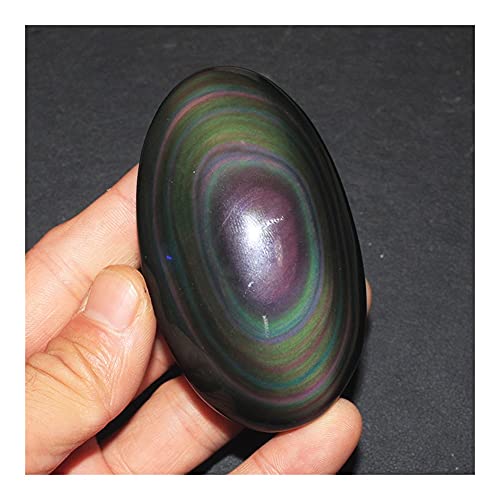UTHTY Natürlicher Regenbogen-Obsidian Palm Play Palm Palmstone Palm Stones Plaything Healing Crystals und Home Decoration Chakra-Reiki-Ausgleich UTHTY Natürlicher Regenbogen-Obsidian Palm Play Palm Palmstone Palm Stones Plaything Healing Crystals und Home Decoration Chakra-Reiki-Ausgleich von UTHTY