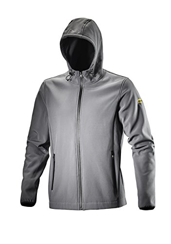 Utility Diadora 702.173554 Softshell Level ISO 13688:2013 Arbeitsjacke, Grau Stahl, Größen XS von UTILITY DIADORA