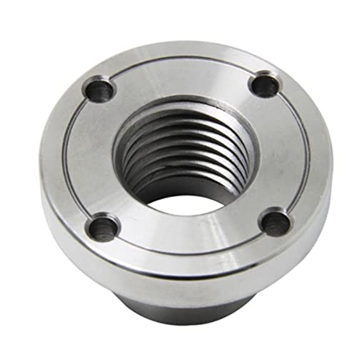 Drehbankfutter für Holz, 3" Flange Faceplate Wood Lathe Face Plate for 1 '' X 8 TPI Threaded Woodworking Turning Machine Chuck von UTLODY