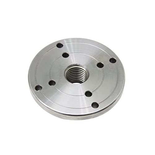 Drehbankfutter für Holz, 4-Zoll-Planscheibe for Holzdrehfutter aus Stahl, M33 x 3,5/1 Zoll 8 TPI/ M18 2, Gewindeflansch-Planscheibe, Zubehör for Drehwerkzeuge for die Holzbearbeitung(M18 X 2.5) von UTLODY