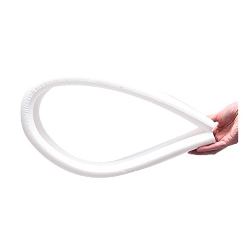 Flexible Türbodendichtungsleiste Schallschutz Geräuschreduzierung Untertür Zugluftstopper Staubdicht Fensterleiste ER(White) von UTLODY