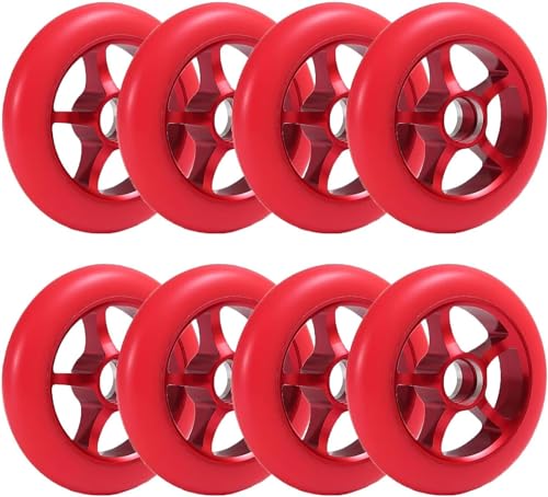 Inline-Skate-Ersatzräder for Gepäckräder und Stützräder(Red) von UTLODY