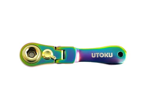 UTOKU TOOLS - Mini-Ratsche 1/4 Zoll (6,35 mm) (titanbeschichtet) von UTOKU TOOLS