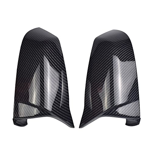 Rückspiegel Abdeckung Auto Tuning Zubehör Flügel Seite Rückspiegelkappe Für BM&W 5 6 7 Serie F01 F02 F03 F04 F06 F07 F10 F11 F12 F13(Bright Black) von UTONGMU